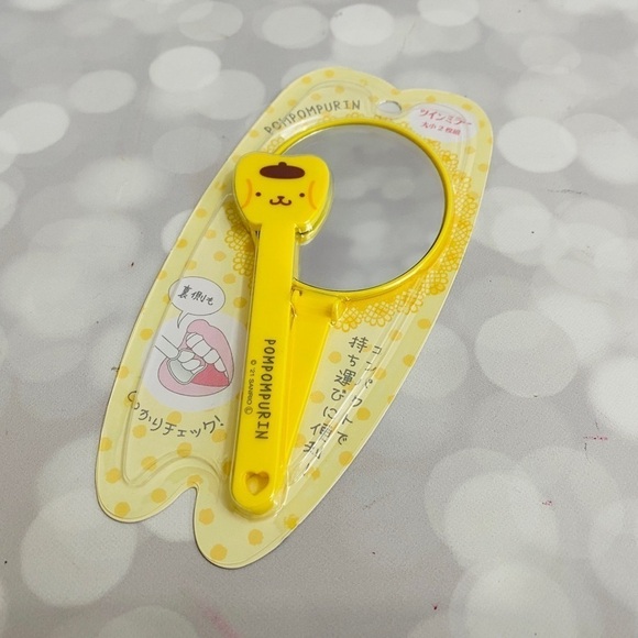 Bnip Sanrio Pompom Purin Mirror Set - Picture 2 of 2